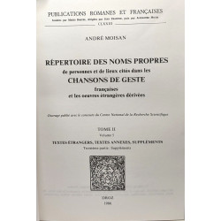 Répertoire des noms propres de personnes et de lieux cités dans...