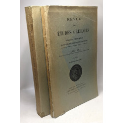 Revue des études grecques - 22 numéros entre 1966 et 1978 - années...