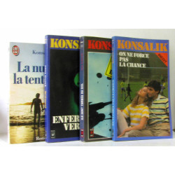Ensemble de 4 romans: la nuit de la tentation ils sont tombés du...
