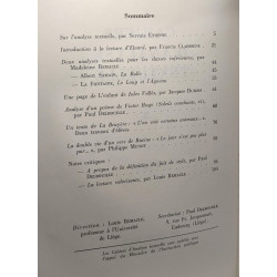 Cahiers d'analyse textuelle - Du Numéro 1 au numéro 13 édités...