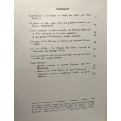 Cahiers d'analyse textuelle - Du Numéro 1 au numéro 13 édités...