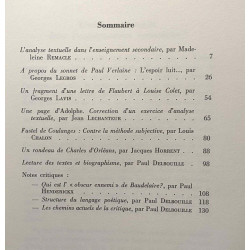 Cahiers d'analyse textuelle - Du Numéro 1 au numéro 13 édités...
