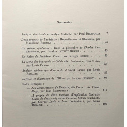 Cahiers d'analyse textuelle - Du Numéro 1 au numéro 13 édités...