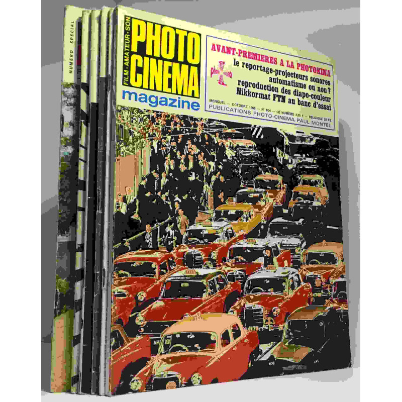 Photo cinéma magazine - film amateur son ---5 magazines: n°780...
