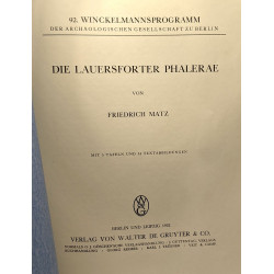 Die lauersforter phalerae - 92. winckelmannsprogramm der...