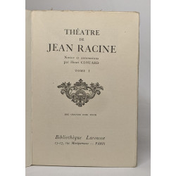 Racine théatre complet - tome 1