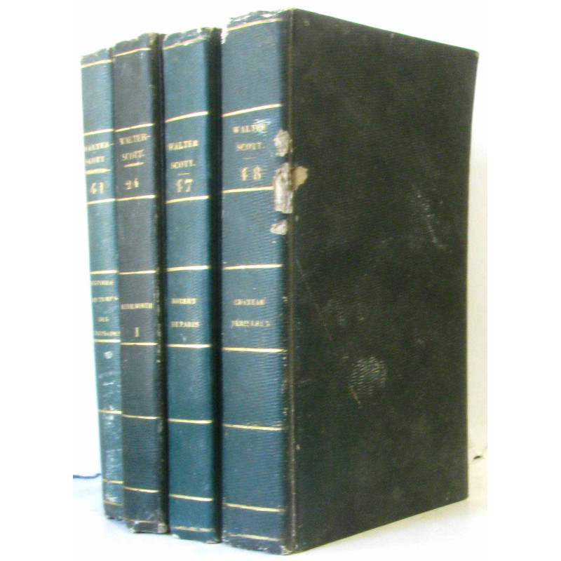 4 romans: Kenil Worth (tome I seul), Robert de Paris, Château...