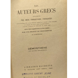 Démosthène les quatre philippiques Les auteurs grecs expliqués par...
