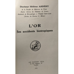 L'Or ses accidents biotropiques