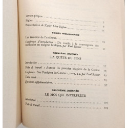 Exégèse et herméneutique (Collection "Parole de dieu")