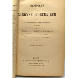 Mémoires de la baronne d'Oberkirch - Tome second