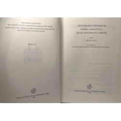 Wendelini steinbach opera exegetica quae supersunt omnia - VOLUMEN...