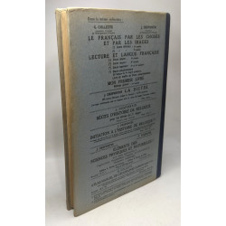 Lecture et langue française cours complémentaire livre de l'élève