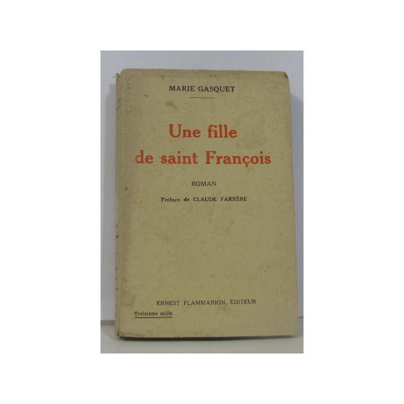 Une fille de saint françois