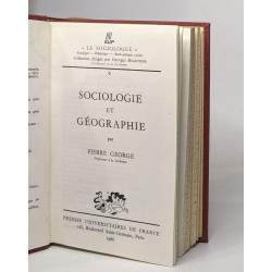 Lot de 5 ouvrages de Pierre George: précis de géographie urbaine /...