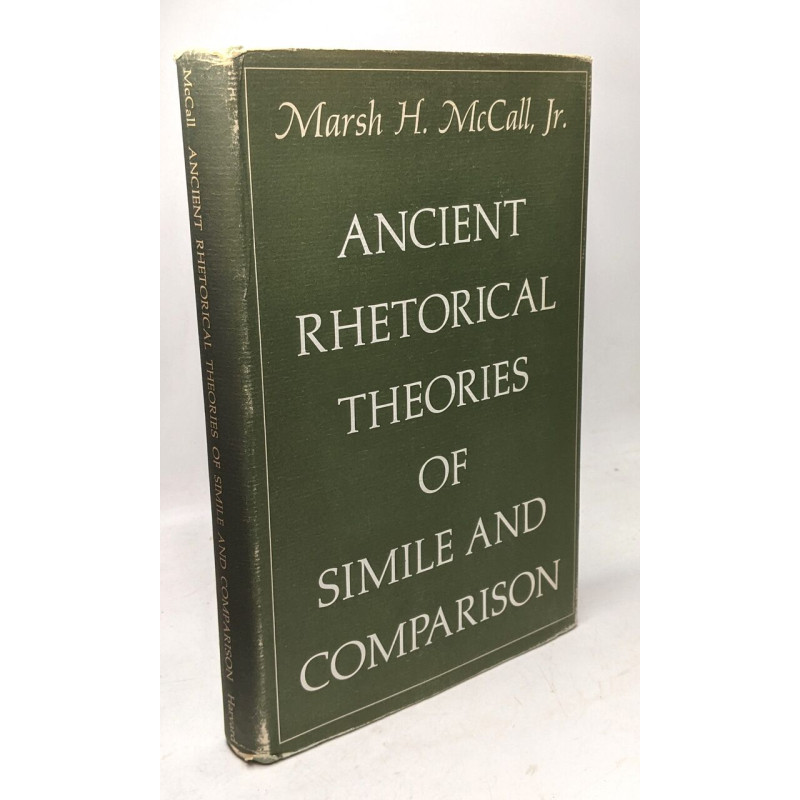 Ancient rhetorical theories of simile and comparison