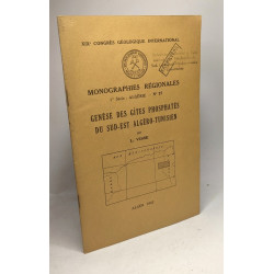 Monographies régionales 1re série: Algérie:...