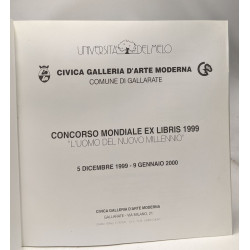 EX LIBRI - Concosro mondiale ex libris 1999 "L'Uomo del nuovo...