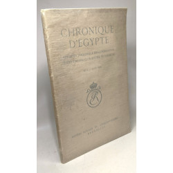 Chronique d'Egypte n°2 Juin 1926 - bulletin périodique de la...