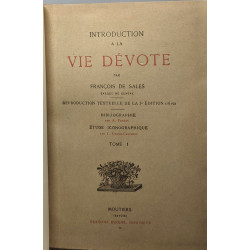 Introduction à la vie dévote - TOME 1 - étude iconographique