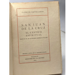 El cantico espiritual / clasicos castellanos
