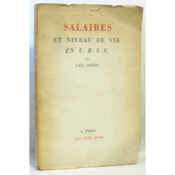 Salaires et niveau de vie - non coupé