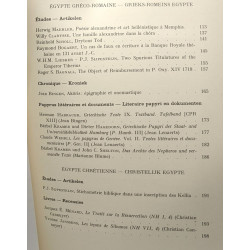 Chronique d'Egypte - 7 volumes - LXIII 125 (1988) + LXIV 127-128...