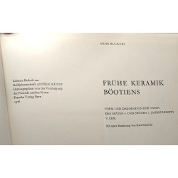 Frühe keramik böotiens - form und dekoration der vasen des späten...