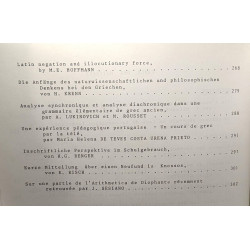 Les sciences dans les textes antiques - colloquium didacticum...