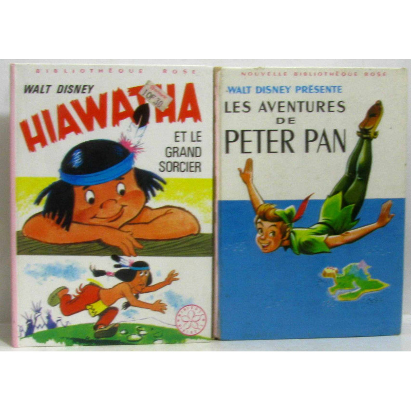 Hiawatha et le grand sorcier + les aventures de Peter Pan (2 vols)...