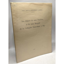 Les châsses de saint Domitien et de saint Mengold de la Collégiale...