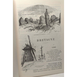 La BRETAGNE - La vieille France - texte dessins et lithographies...