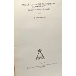 Augustus en de Egyptische godsdienst (avec un résumé français)