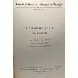 La céramique sigillée de Luxeuil - Annales littérarires de...