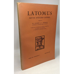 Latomus. Revue d'études latines - 5 années complètes (4 fascicules...
