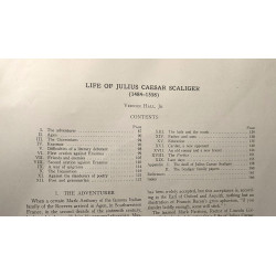 Life of Julius Caesar Sacliger (1484-1558) --- new series volume...