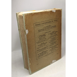 Manuel de sociologie - TOME PREMIER + TOME SECOND - avec notices...