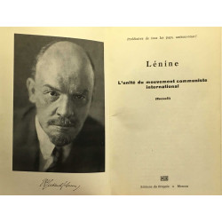 Lénine - l'unité du mouvement communiste international - recueil