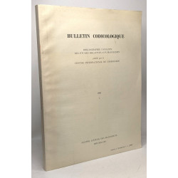 Bulletin codicologique - bibliographie courante des études...
