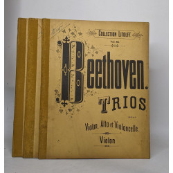 Collection Litolff vol. 65: Beethoven trios pour violon Alto et...