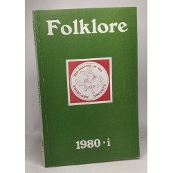 Folklore volume 91 1980-i --- the journal of the folklore society