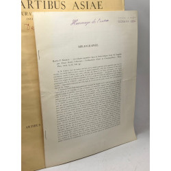 Artibus Asiae curat editionem Alfred Salmony institute of fine...