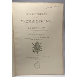 Over de verbinding der volzinnen in 't gotisch - Koninklijke...
