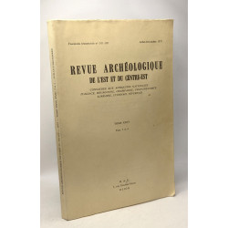 Revue d'archéologie de l'Est et du Centre-Est - TOME XXVI...