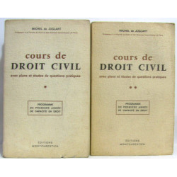 Cours de droit civil avec plans d'étude de question pratiques