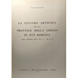 La cultura artistica delle province della grecia in età romana -...