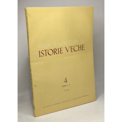Studii si cerceltari de istorie veche - 4 TOMUL 17 1966