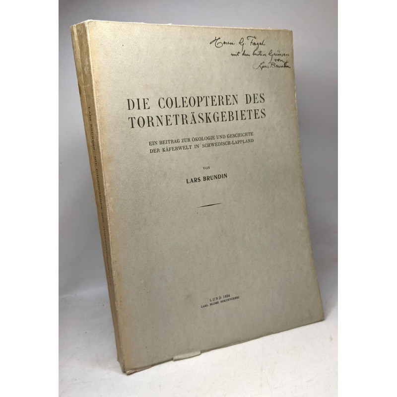 Die coleopteren des torneträskegebietes