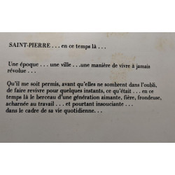 Saint-Pierre en ce temps là --- dessins de l'auteur