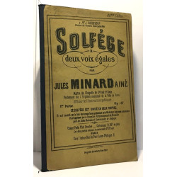 Solfège à deux voix égales - première partie